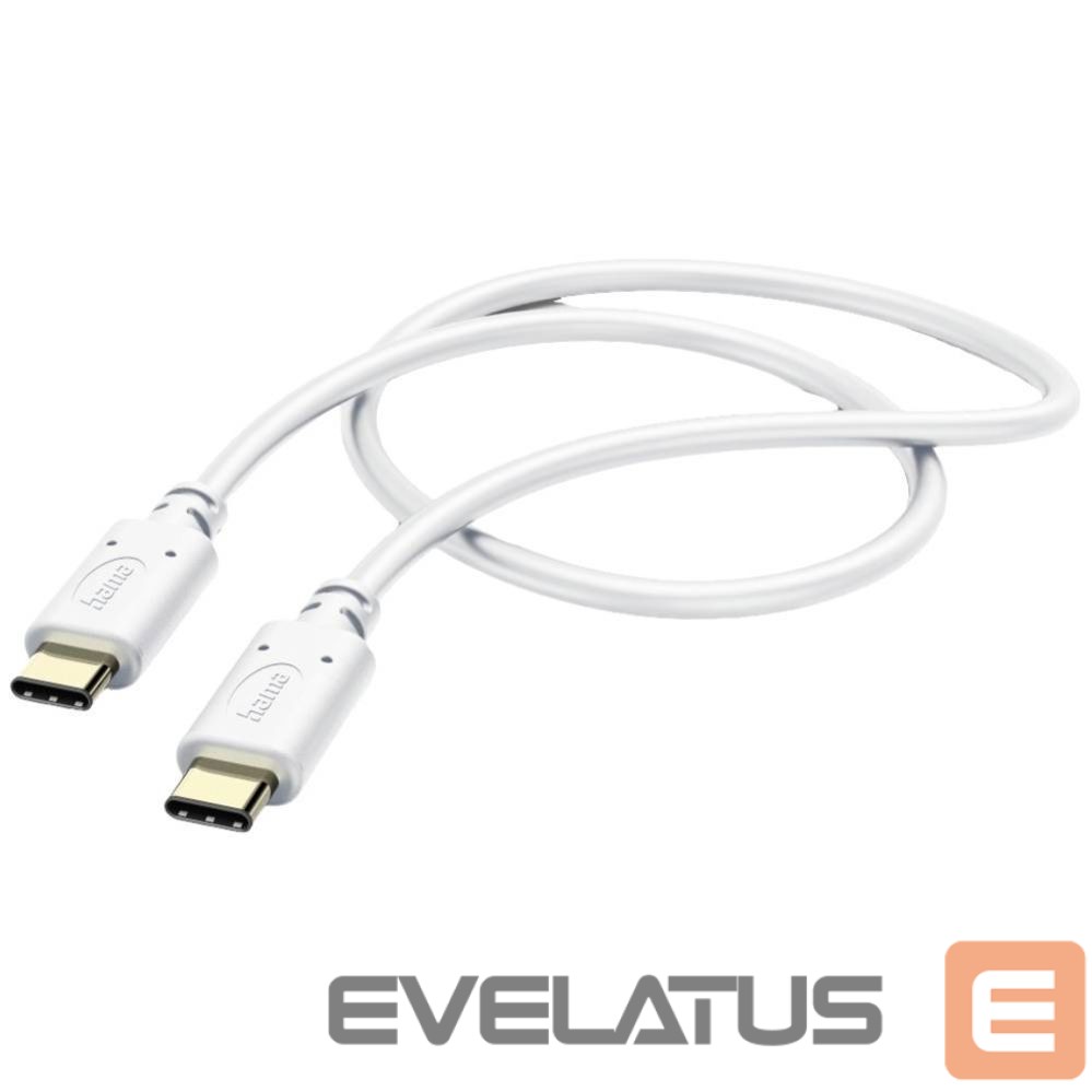Kaabel Hama Charging Cable USB-C to USB-C 1.5m White