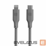 Kaabel Evelatus  Evelatus USB C to Lightning Silicone Cable 1.2M (MFI10CL) 60W / 20V3A Grey