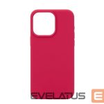 Tagakaaned Connect Apple iPhone 15 Pro Premium Magsafe Soft Touch Silicone Case New Function Rose Red