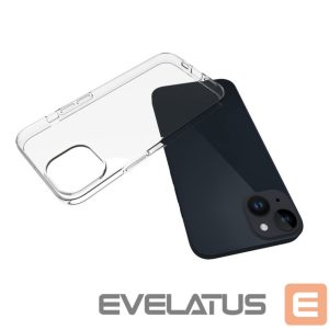 Tagakaaned Connect Apple iPhone 15 Clear Silicone Case 1.5mm TPU Transparent