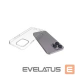 Tagakaaned Connect Apple iPhone 15 Pro Max Clear Silicone Case 1.5mm TPU Transparent