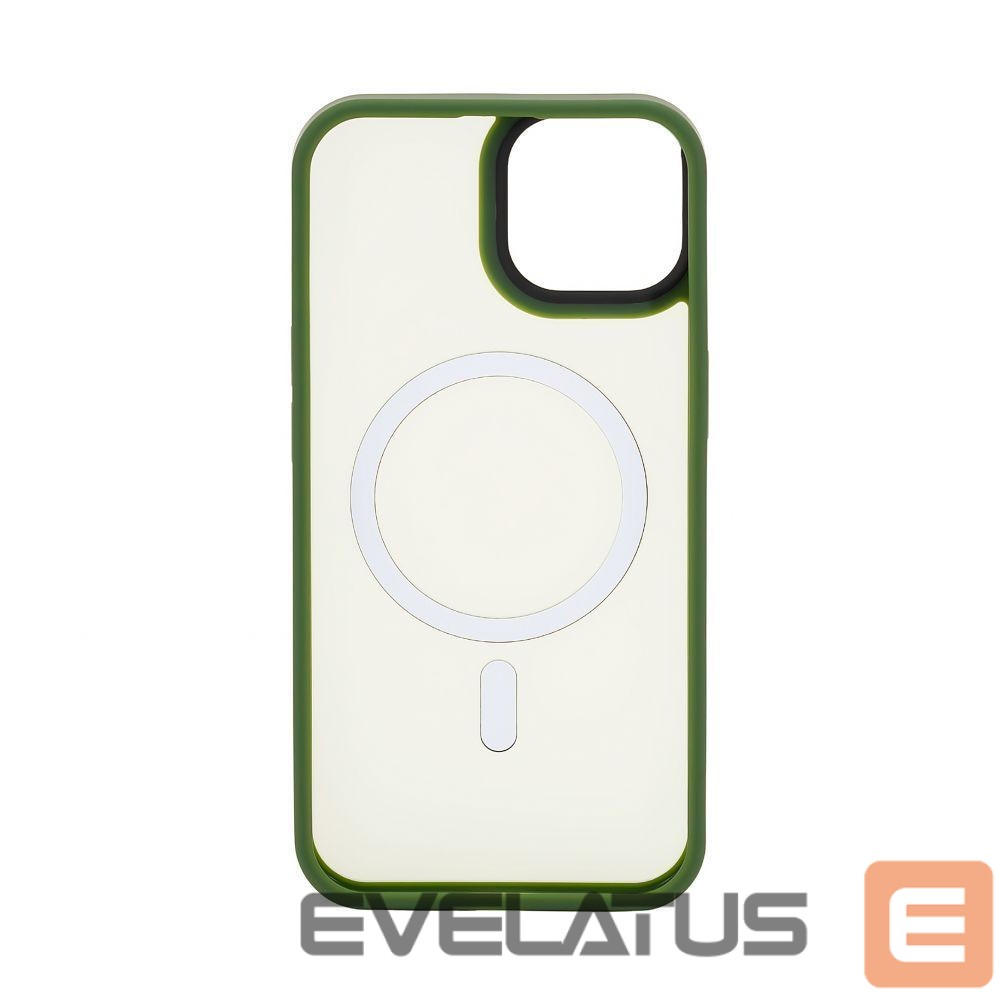Tagakaaned Connect Apple iPhone 15 Hybrid Case With Magnetic PC+TPU Green