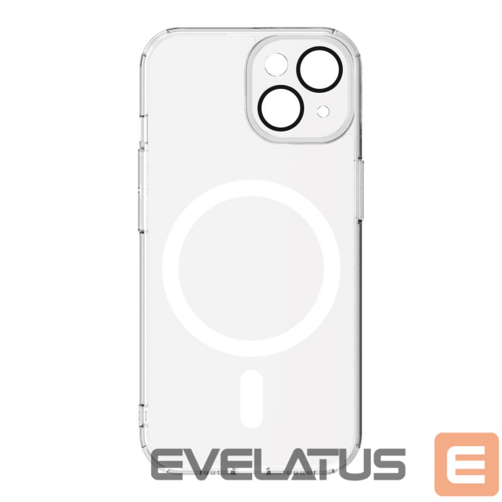 Tagakaaned Connect Apple iPhone 14 Clear Case With Magnetic and Camera Protection Transparent