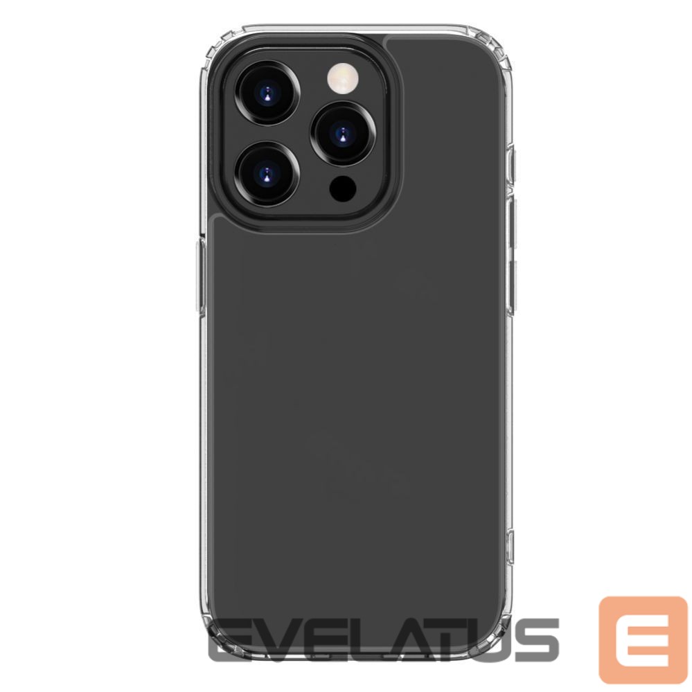 Tagakaaned Connect Apple iPhone 15 Pro Military Shockproof Silicone Case Transparent