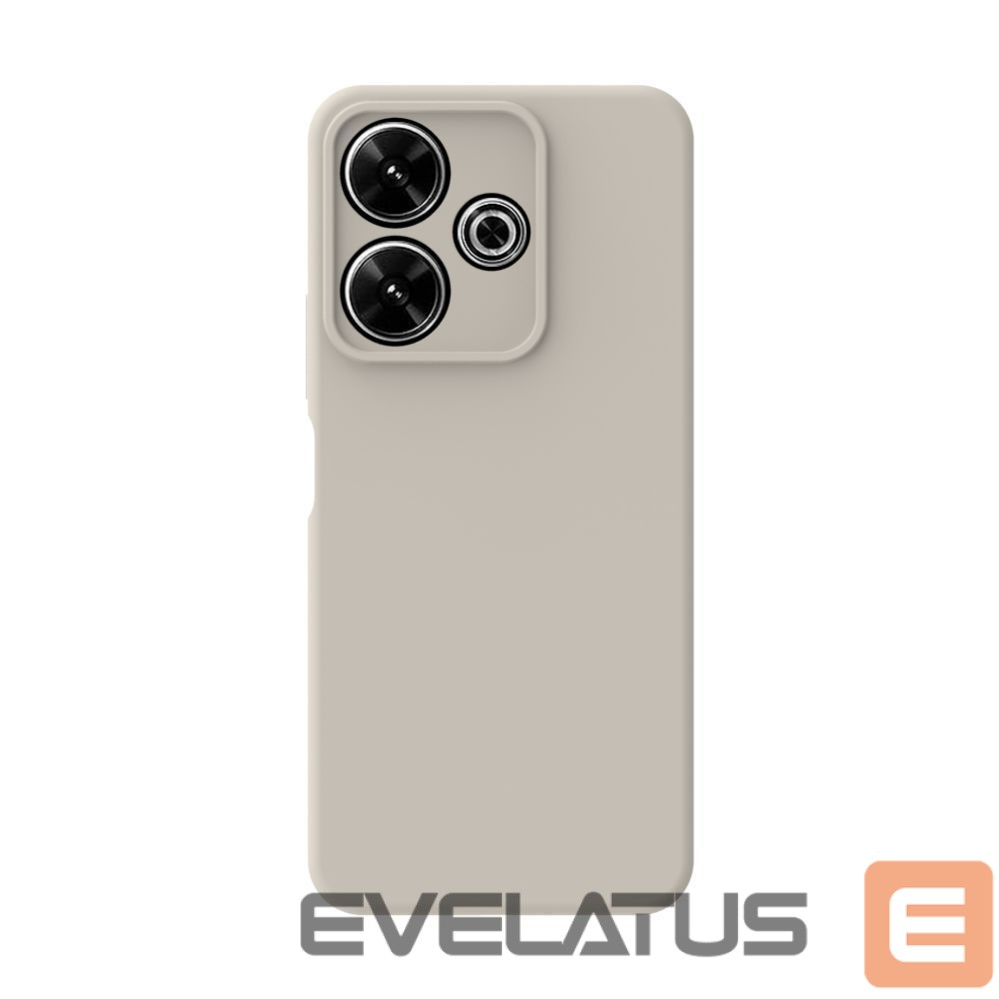 Tagakaaned Connect Xiaomi Redmi Note 13 Pro Plus Premium Quality Soft Touch Silicone Case Silver