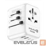 Adaptrid Evelatus  35W World Travel Adapter 1PD & 2 Type-C & 2 USB Charger  09051 White
