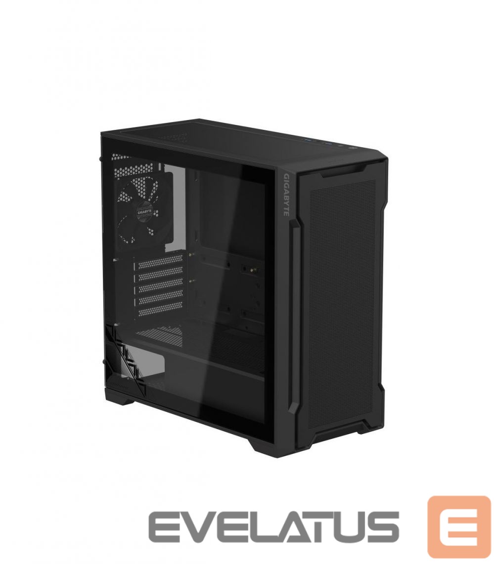 Arvuti korpus Gigabyte CASE MIDITOWER ATX W/O PSU/GB-C102G BLACK