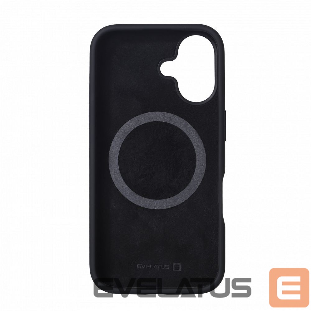 Tagakaaned Evelatus Apple iPhone 16 Premium Magsafe Soft Touch Silicone Case Black