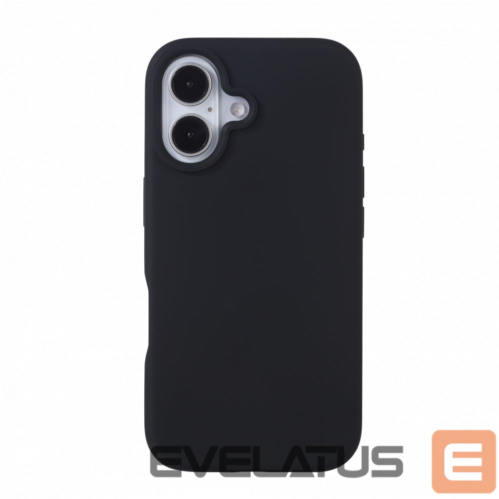 Tagakaaned Evelatus Apple iPhone 16 Premium Magsafe Soft Touch Silicone Case Black