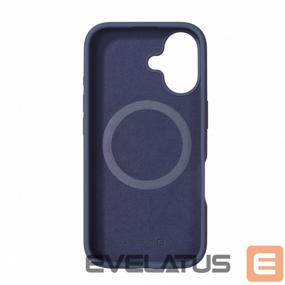 Tagakaaned Evelatus Apple iPhone 16 Premium Magsafe Soft Touch Silicone Case Midnight Blue