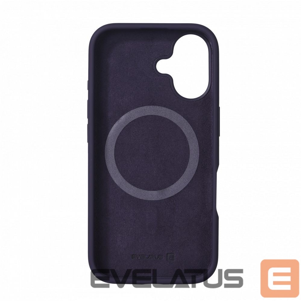 Tagakaaned Evelatus Apple iPhone 16 Premium Magsafe Soft Touch Silicone Case Deep Purple