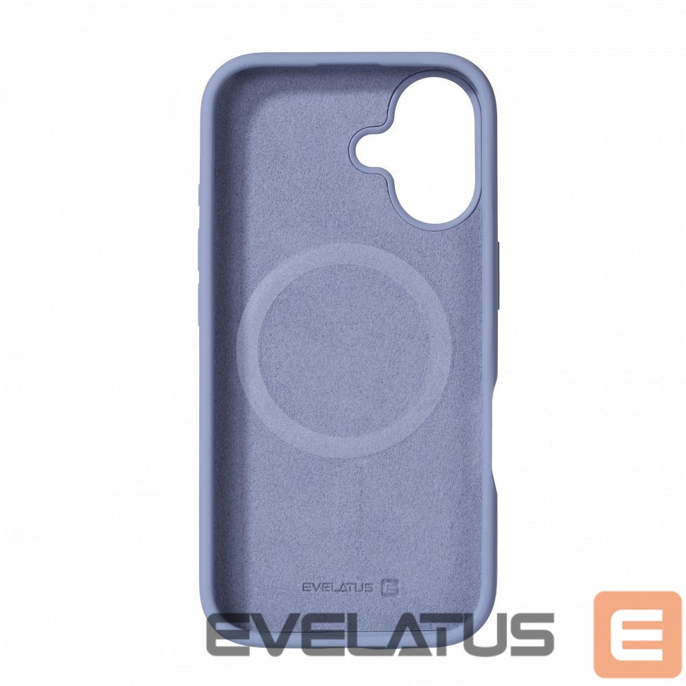 Tagakaaned Evelatus Apple iPhone 16 Premium Magsafe Soft Touch Silicone Case Lavender Gray