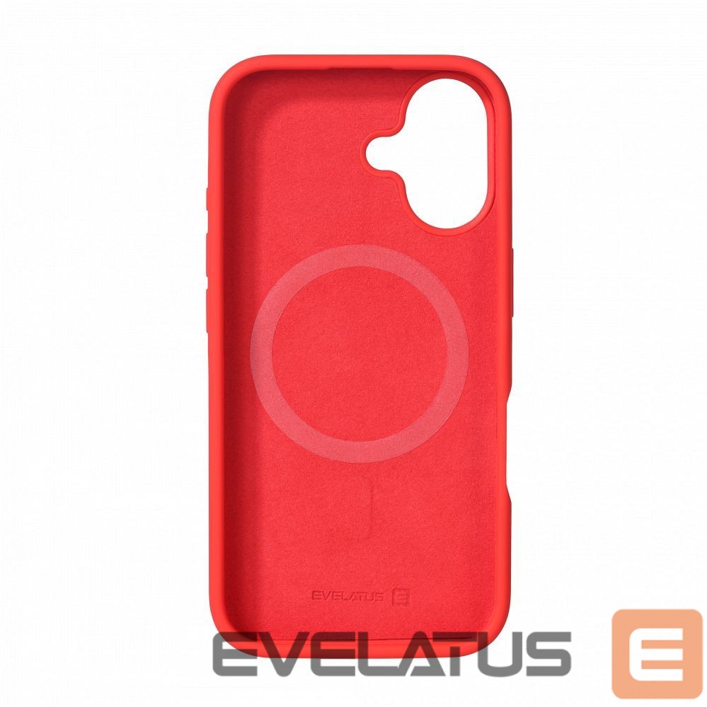 Tagakaaned Evelatus Apple iPhone 16 Premium Magsafe Soft Touch Silicone Case Red