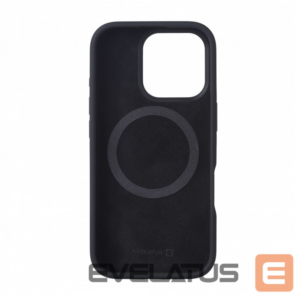 Tagakaaned Evelatus Apple iPhone 16 Pro Premium Magsafe Soft Touch Silicone Case Black