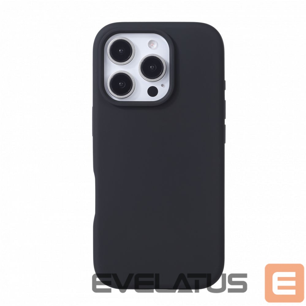 Tagakaaned Evelatus Apple iPhone 16 Pro Premium Magsafe Soft Touch Silicone Case Black