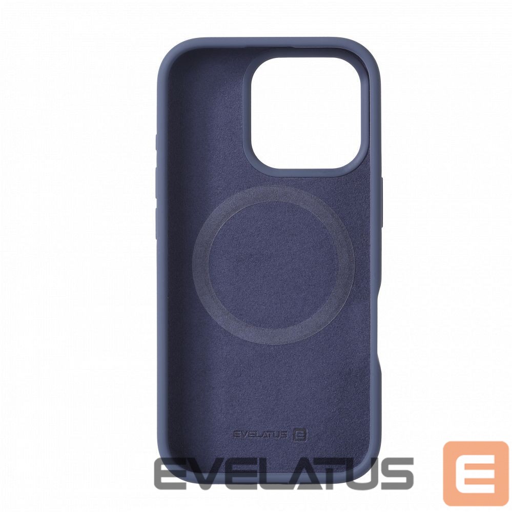Tagakaaned Evelatus Apple iPhone 16 Pro Max Premium Magsafe Soft Touch Silicone Case Midnight Blue