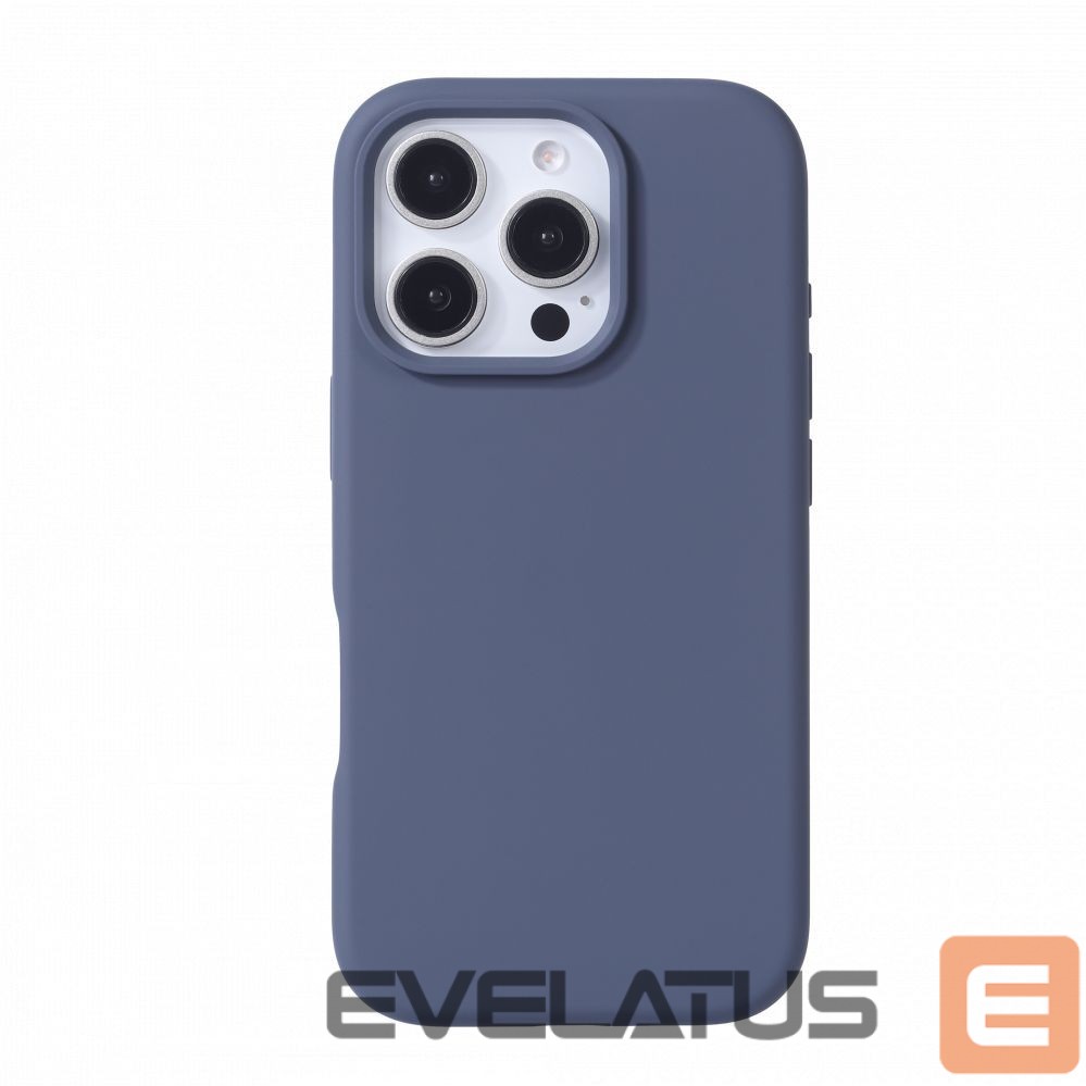 Tagakaaned Evelatus Apple iPhone 16 Pro Max Premium Magsafe Soft Touch Silicone Case Midnight Blue