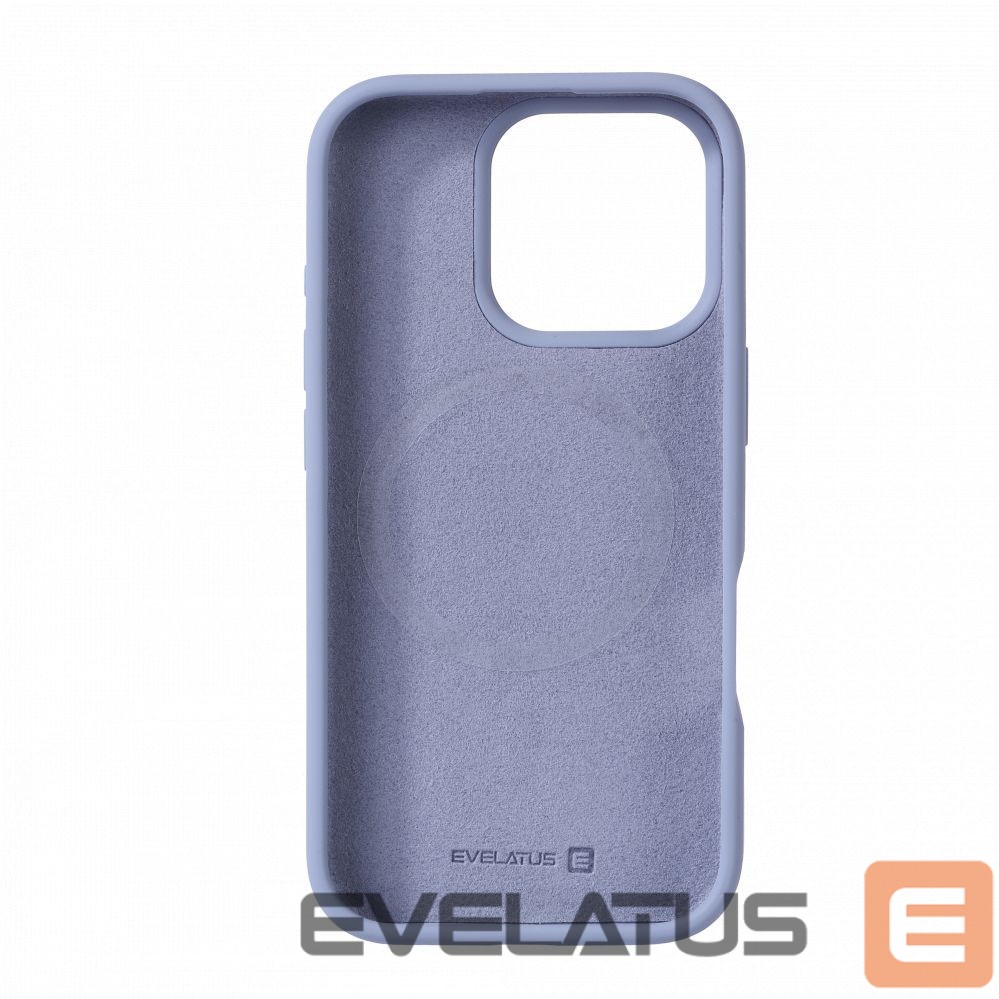 Tagakaaned Evelatus Apple iPhone 16 Pro Max Premium Magsafe Soft Touch Silicone Case Lavender Gray