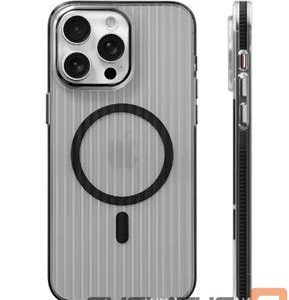 Tagakaaned Evelatus Apple iPhone 16 Pro Suitcase MagSafe Case Transparent Black