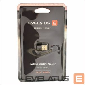 Üleminek Evelatus  Evelatus UltraLink OTG Adapter USB 3.0 to USB-C 5V 3A  |  480 Mb/s Abyss Blue