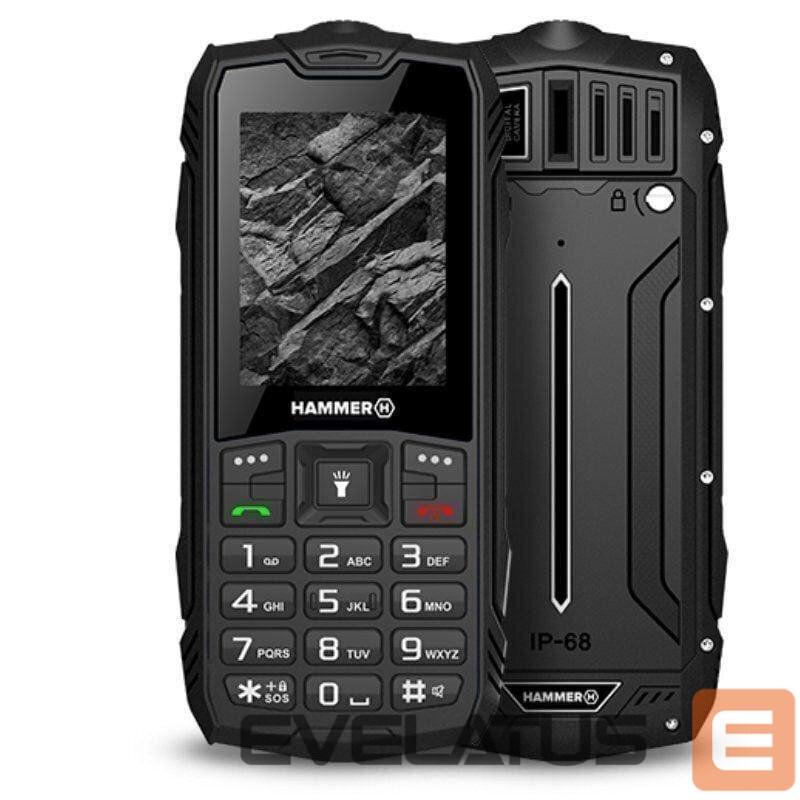 Mobiiltelefon Hammer ROCK LTE (Black) Dual SIM 2.4
