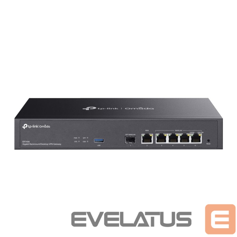 Ruuterid TP-Link NET ROUTER 1000M 6PORT VPN/OMADA ER7406