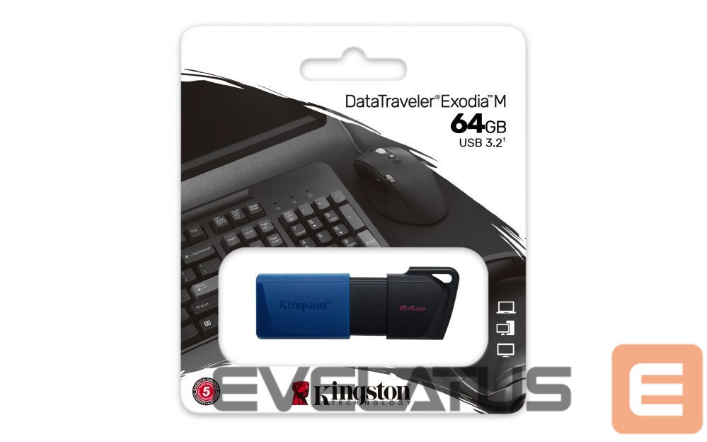 Andmekandjad Kingston KINGSTON 64GB DataTraveler Exodia M