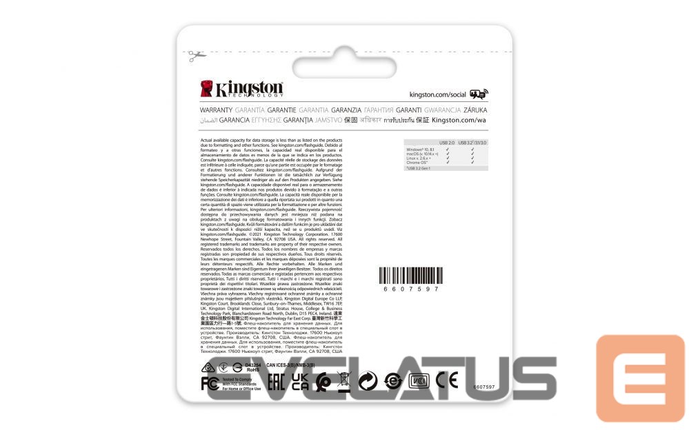 Andmekandjad Kingston KINGSTON 64GB DataTraveler Exodia M