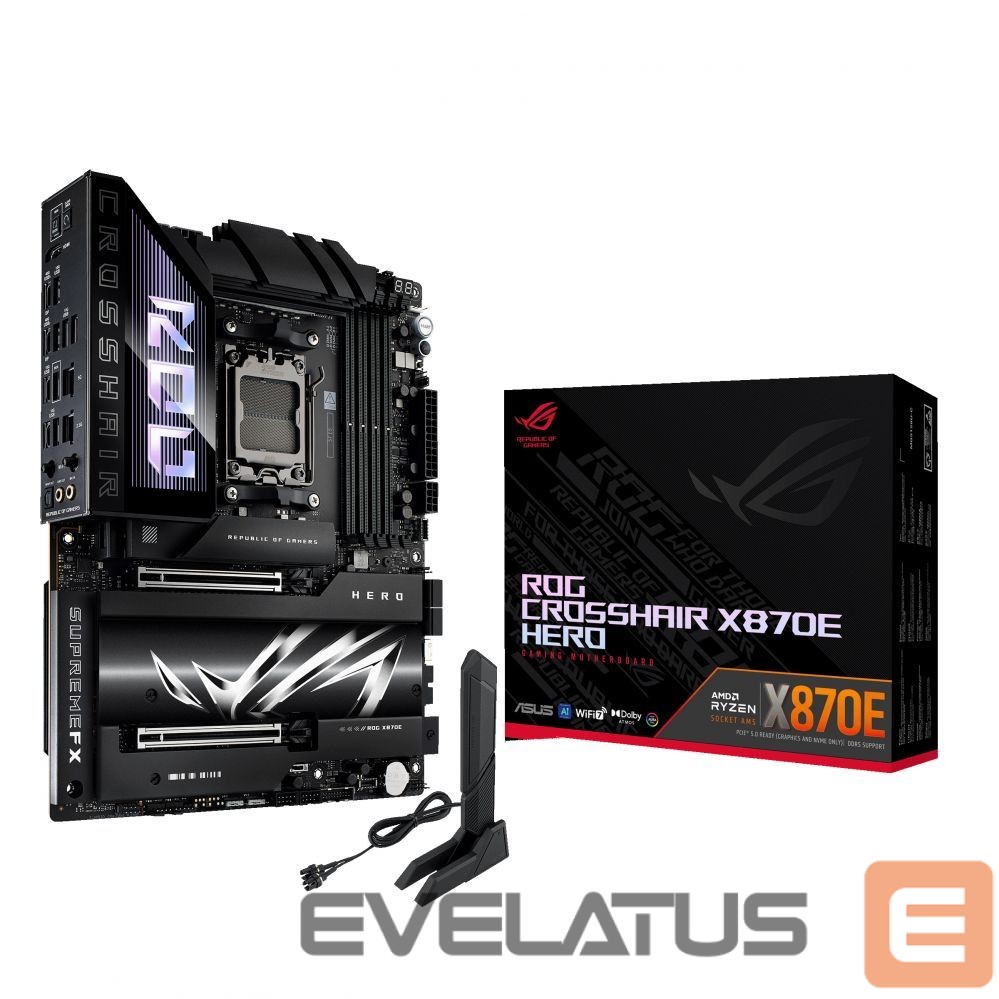 Intel protsessori emaplaat Asus MB X870E S1718 ATX/ROG CROSSHAIR X870E HERO