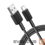 Kaabel Anker  322 USB-A to USB-C Cable Nylon, 1.8M, Black | 