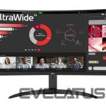 Monitorid LG  34WR50QK-B.AEU Curved UltraWide Monitor 34"/21:9, 3440x1440, HDMI, DisplayPort USB 