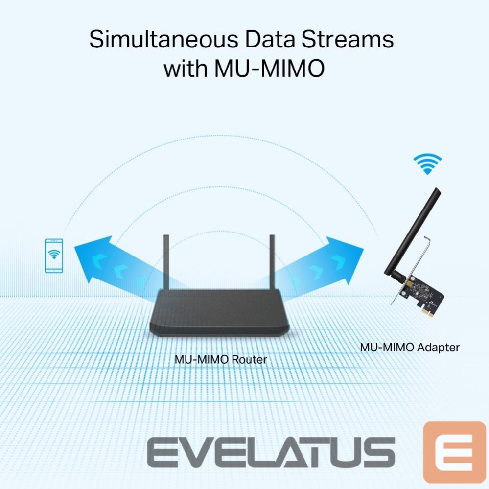 Võrgulülitid TP-Link WRL ADAPTER 600MBPS/DUAL BAND ARCHER T2E