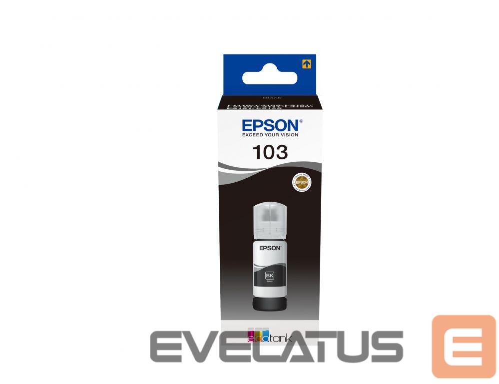 Tarvikud ja tarvikud EPSON 103 ECOTANK Ink Bottle, Black