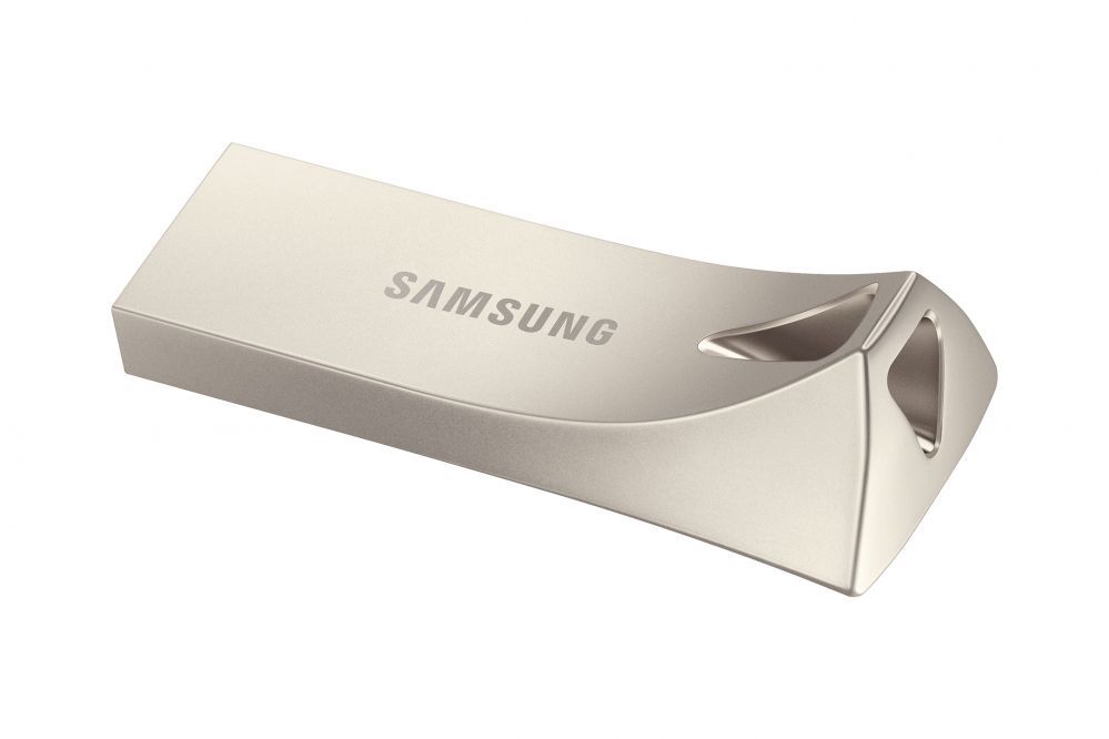 Mälupulk Samsung SAMSUNG BAR Plus MUF-64BE3/APC 64 GB, USB 3.1, Silver