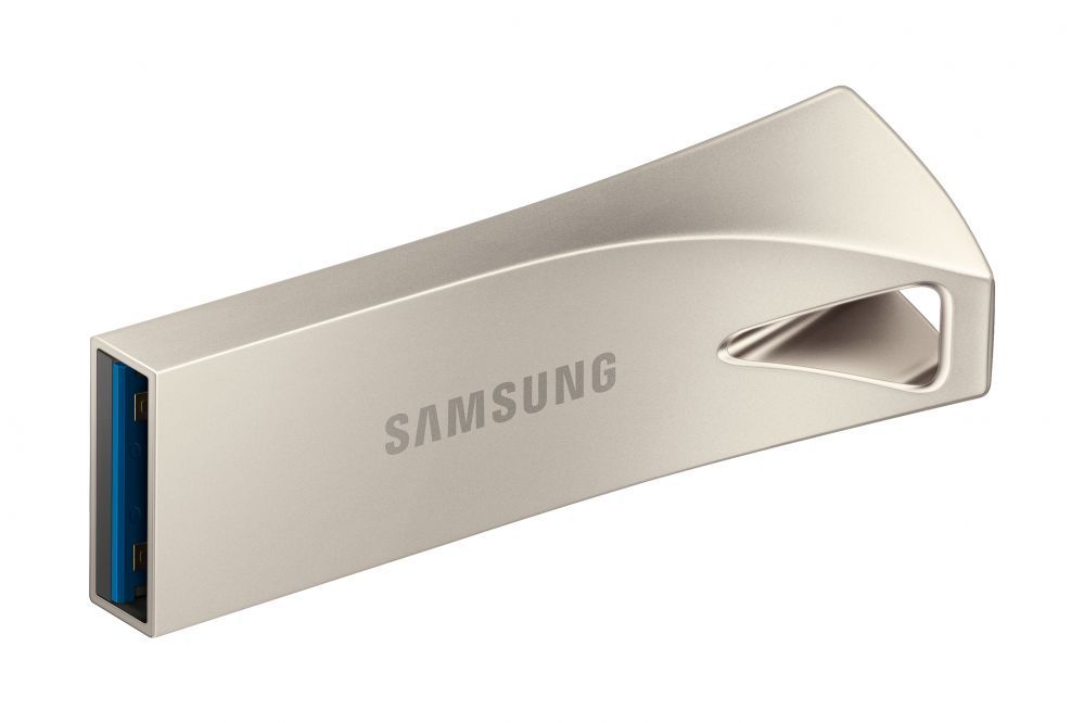Mälupulk Samsung SAMSUNG BAR Plus MUF-64BE3/APC 64 GB, USB 3.1, Silver
