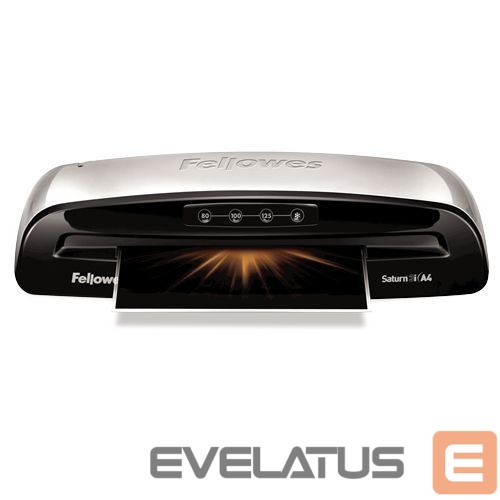 Kontoritarbed Fellowes Laminator Saturn 3i A4, Technology Heat, Silver/Black