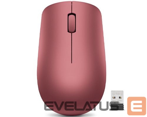 Arvutihiir Lenovo 530 Wireless mouse, 2.4 GHz Wireless via Nano USB, Cherry Red