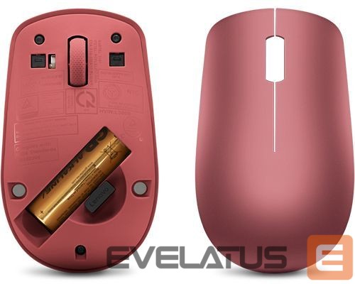 Arvutihiir Lenovo 530 Wireless mouse, 2.4 GHz Wireless via Nano USB, Cherry Red