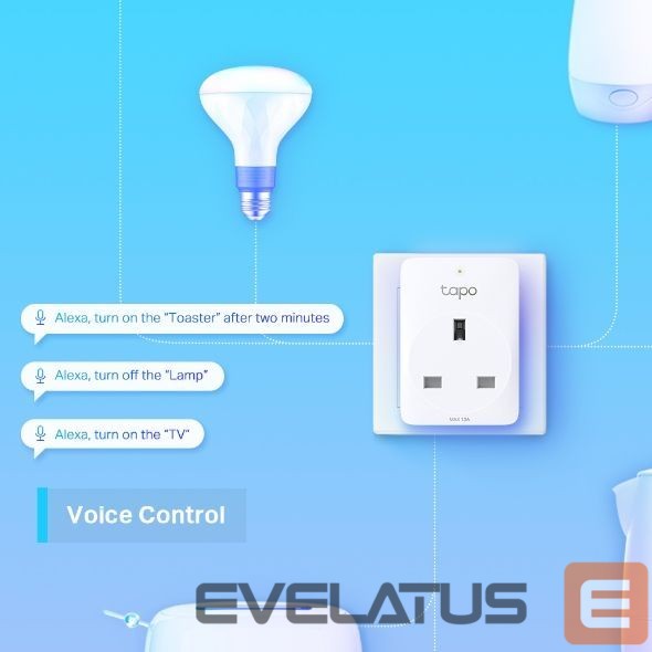 Server – muud tarvikud TP-Link Mini Smart Wi-Fi Socket Tapo P100 (1-pack) White