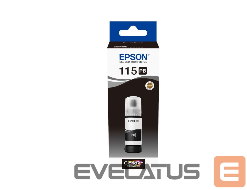 Tarvikud ja tarvikud EPSON 115 ECOTANK Ink Bottle, Photo Black