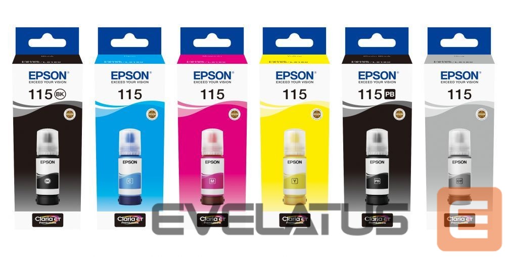 Tarvikud ja tarvikud EPSON 115 ECOTANK Ink Bottle, Photo Black