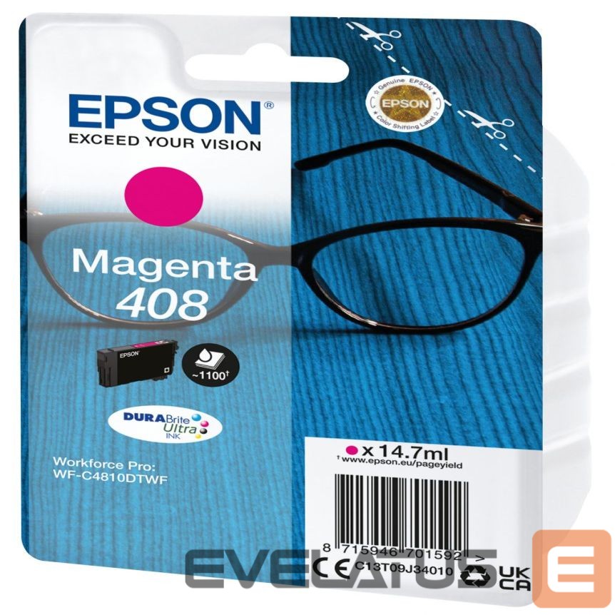 Tarvikud ja tarvikud EPSON DURABrite Ultra 408L Ink cartrige, Magenta
