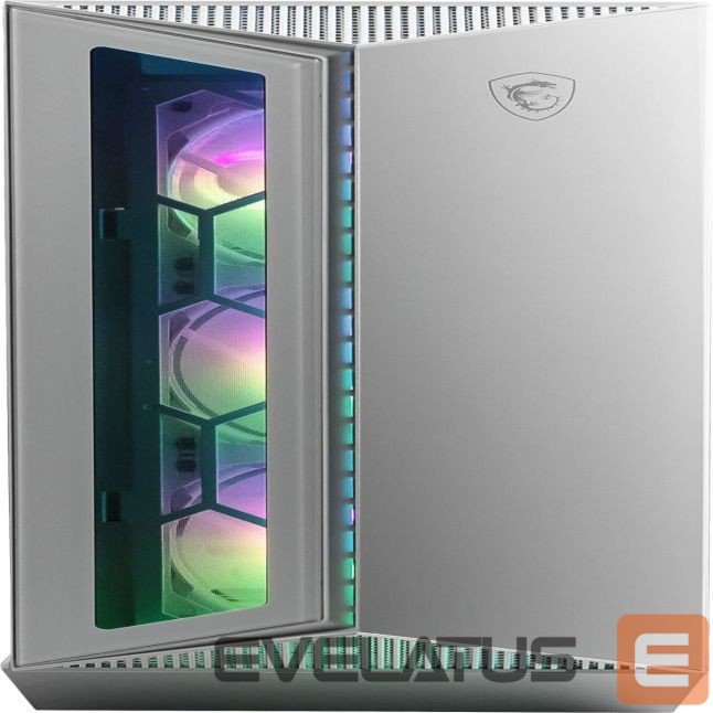 Arvuti korpus MSI MPG GUNGNIR 110R White, Mid-Tower, Power supply included No