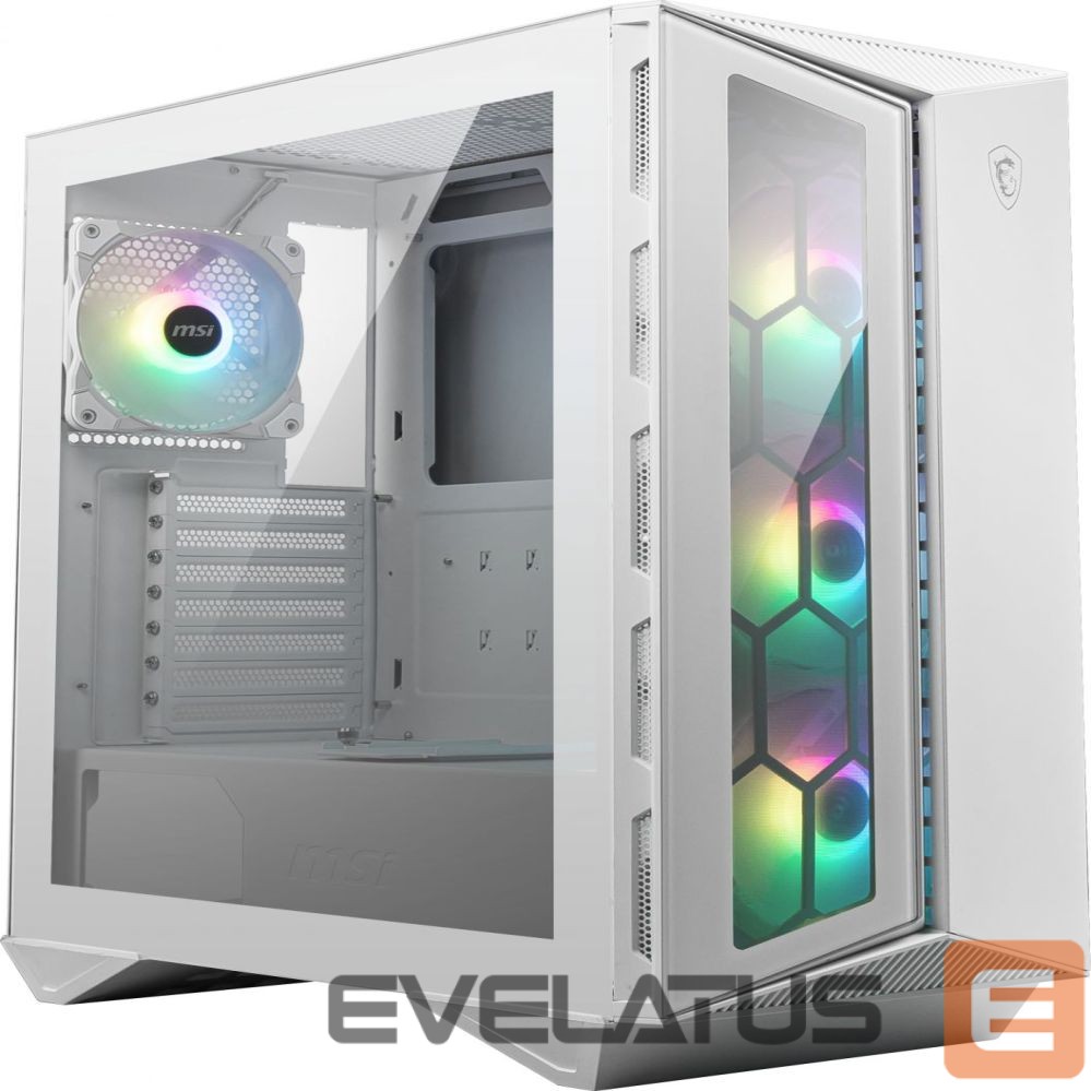 Arvuti korpus MSI MPG GUNGNIR 110R White, Mid-Tower, Power supply included No
