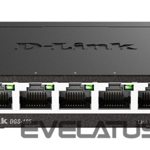Server – muud tarvikud D-link  Ethernet Switch DGS-105/E	 Unmanaged, Desktop, 1 Gbps (RJ-45) ports quantity 5 