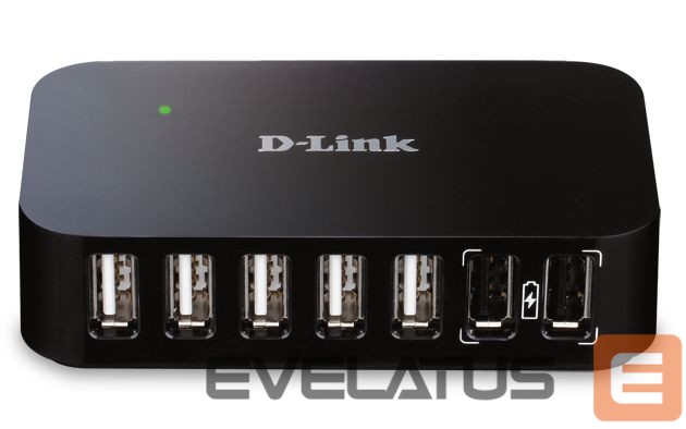 Ruuterid D-link 7-Port USB 2.0 Hub DUB-H7/E