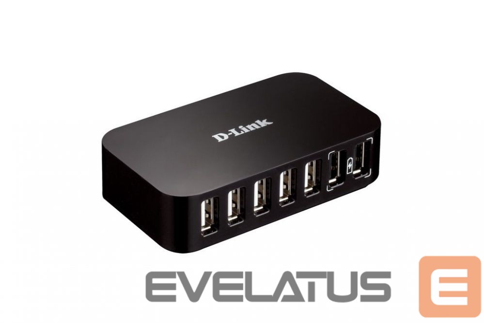 Ruuterid D-link 7-Port USB 2.0 Hub DUB-H7/E