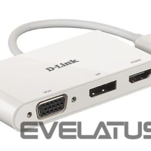 Ruuterid D-link  3-in-1 USB-C to HDMI/VGA/DisplayPort Adapter DUB-V310	 0.11 m 