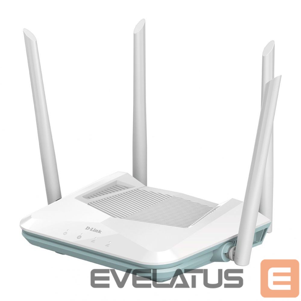 Ruuterid D-link AX1500 Smart Router R15 802.11ax, 1200+300 Mbit/s, 10/100/1000 Mbit/s, Ethernet LAN (RJ-45) ports 3, Mesh Support Yes, MU-MiMO Yes, Antenna type 4xExternal