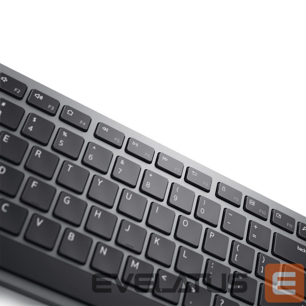 Arvuti klaviatuur Dell Keyboard KB700 Wireless, US, 2.4 GHz, Bluetooth 5.0, Titan Gray